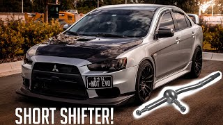 Short Shifter Install on FAKE EVO X!