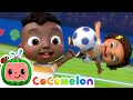 Soccer Song Football Song Movement For Kids CoComelon Nursery Rhymes Healthy Habits