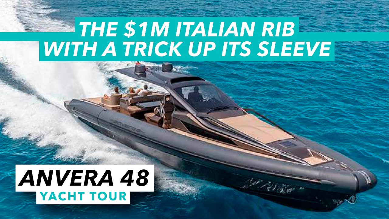 The $1million Italian RIB with a trick up its sleeve | Anvera 48 yacht tour