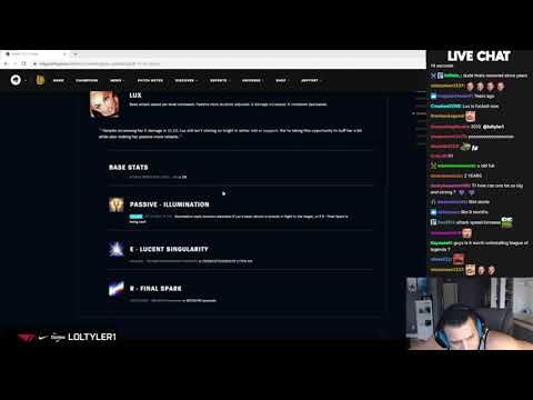 Tyler1 reacts to 11.21 Patch Notes