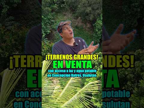 ¡TREMENDA CACHADA! 😱 Vendo TERRENOS GRANDES con acceso a luz y agua en Concepcion Batres, Usulutan
