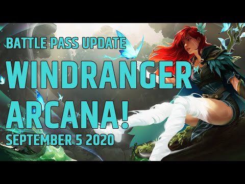 Windranger Arcana is Here! TI10 Battlepass Update