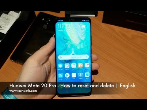 Huawei Mate 20 Pro - How to reset and delete | English