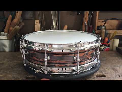 Steeldrum snare14x4 Copper shell - Test