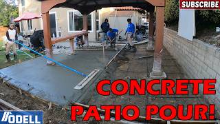 DIY Concrete Patio Installation from Start to Finish!
