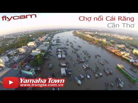 Chợ nổi Cái Răng, Cần Thơ Trải nghiệm Miền Tây trên sông độc đáo từ Flycam