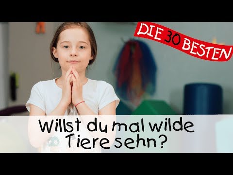 🙏🏼 Willst du mal wilde Tiere sehn? - Yoga Bewegungslieder für Kinder || Kinderlieder