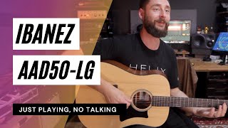 Video thumbnail for Ibanez Acoustic AAD50 LG // B.B.S. (Big Beautiful Sound) #acoustic #guitar by Musos Corner