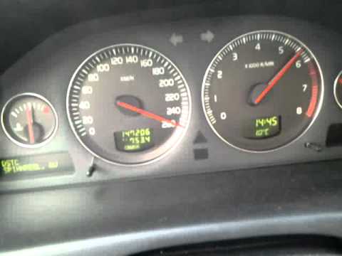 S60 T5 -05 acceleration steg 1 0-260 km/h