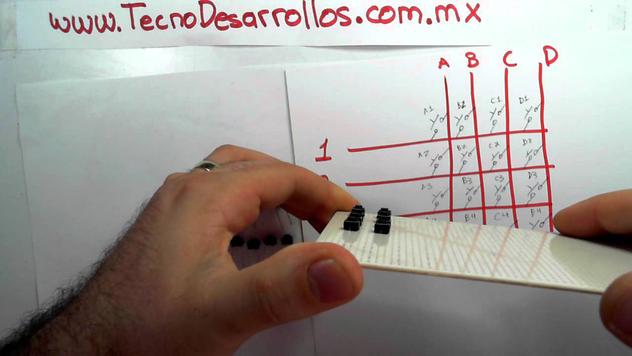 Teclado matricial de 4x4 parte 1 Definición