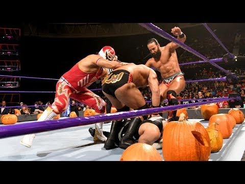 WWE 205 LIVE 31/10/2017 (Highlights & Results) #Halloween Fatal4-Way!!!