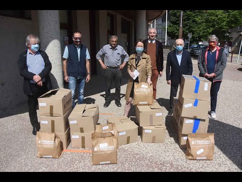 Arrivée de masques à Beauzac