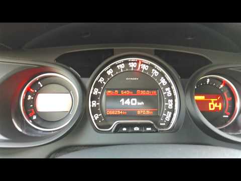 Citroen C5 3.0 V6 HDI + Chip - Acceleration 0 - 200 km/h