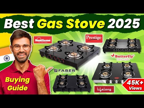 Best Gas Stove in India 2025🔥Best 2, 3, 4 Burner Gas stoves in India 2025🔥Elica, Sunflame, Pigeon