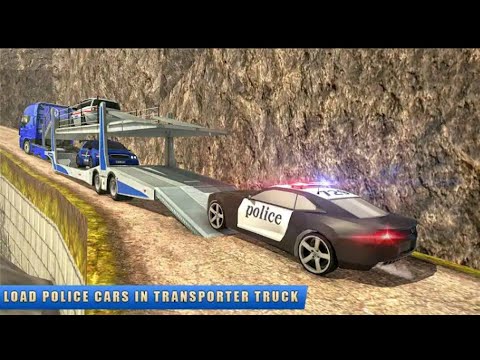 US Police Car Transporter Truck Driver 2020 Android gameplay