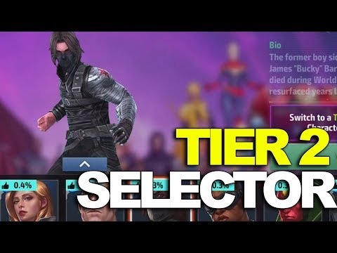 Marvel: Future Fight - Using Tier 2 Selector! Free Tier 2!