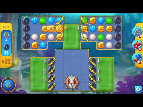 Fishdom 6414 Level - 22 moves - NO BooSTERS