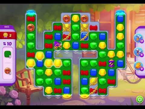 HomeScapes Level 965 no boosters (25 moves)