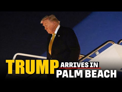 LIVE: Trump arrives in Palm Beach, Florida after concluding meeting on Venezuela with oil executives