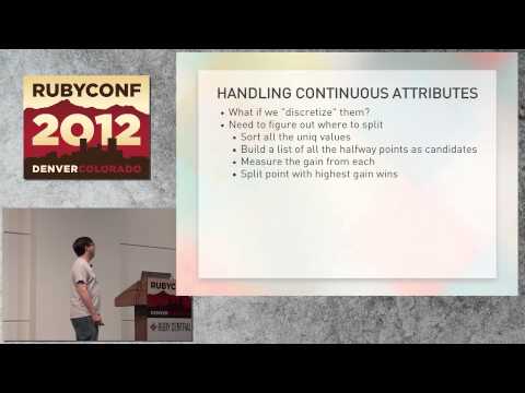 Ruby Conf 12 - Machine Learning for Fun and Profit by Chris Nelson