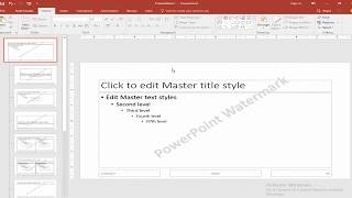 How to add Watermark in Microsoft PowerPoint Slide 2017