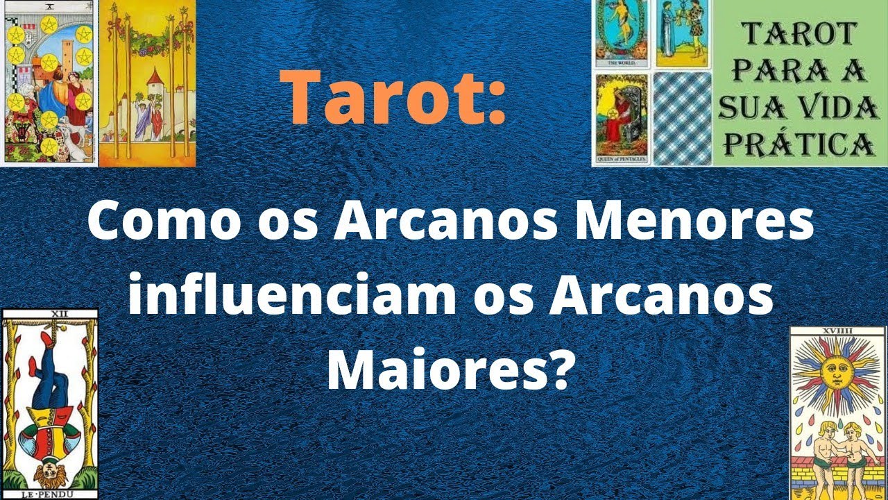 Tarot - Como os Arcanos Menores influenciam os Arcanos Maiores? Método Europeu. Saiba mais no vídeo!
