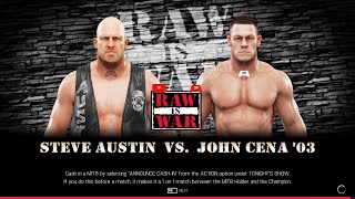 WWE 2K19 Universe Mode - RAW IS WAR | Steve Austin VS John Cena 03 |