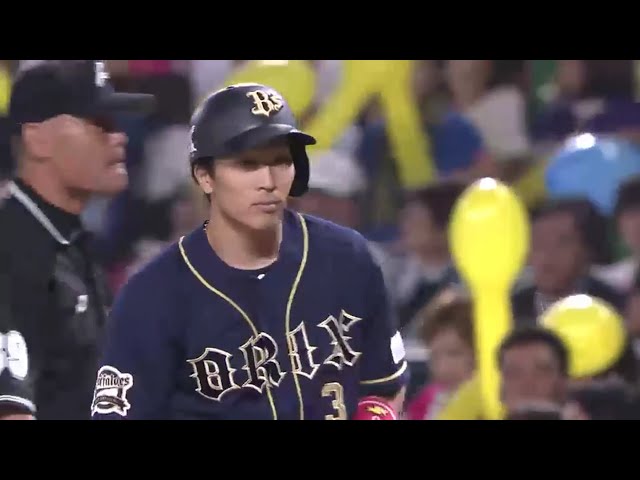 【7回表】バファローズ・安達 ライト前へのタイムリーヒットで貴重な追加点!! 2016/9/6 H-Bs