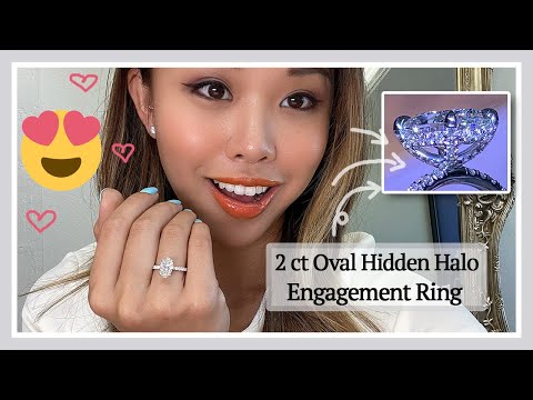 How She fell in love with an Oval Diamond | 2ct Oval Engagement Ring