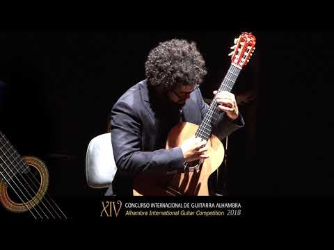Pedro Aguiar, Primer Premio XIV CIGA 2018. Ritmata, de Edino Krieger.