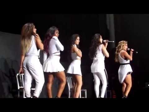 Fifth Harmony singing BO$$ live at Austin Mahone Concert, San Antonio 7/25/14