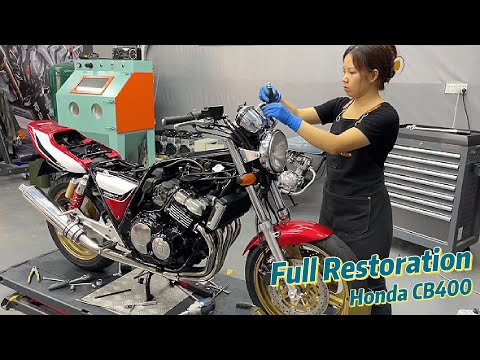 Full Restoration Honda CB400 - 1994 Timelapse!