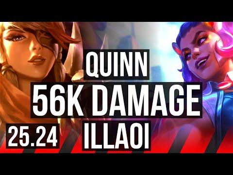QUINN vs ILLAOI (TOP) | 56K damage | EUW Master | 25.24