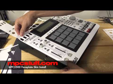 MPCstuff.com Faceplate Skin - Akai MPC / MPD / MPK / MASCHINE - Install