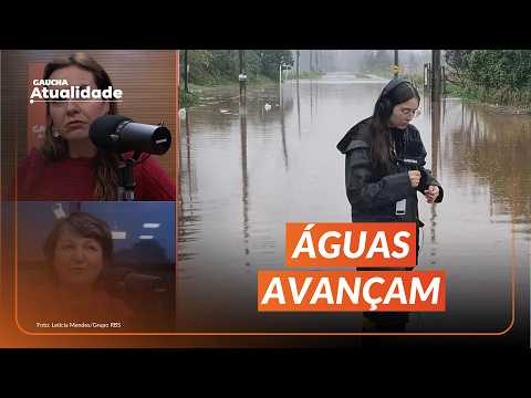 CHUVAS NO RS: Rio Jacuí ULTRAPASSA cota de inundação em SÃO JERÔNIMO | Gaúcha Atualidade