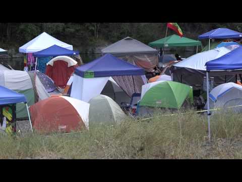 Camping at Center Beach Thursday night Reggae on the River July 31 2014