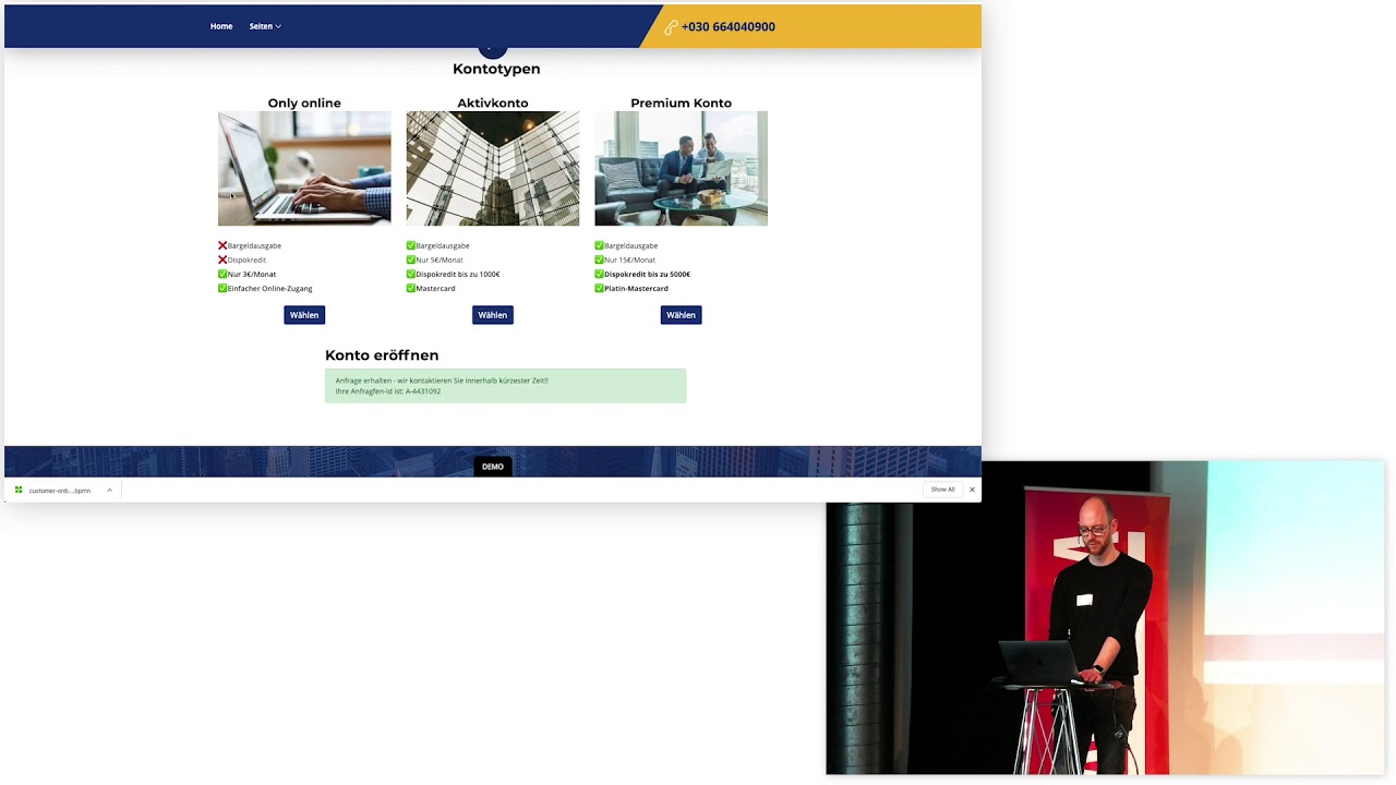 Process Automation Forum, Camunda Live Demo
