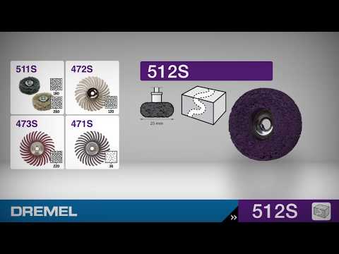 Polerskiva Dremel EZ SpeedClic Kornstorlek 320 (512S)