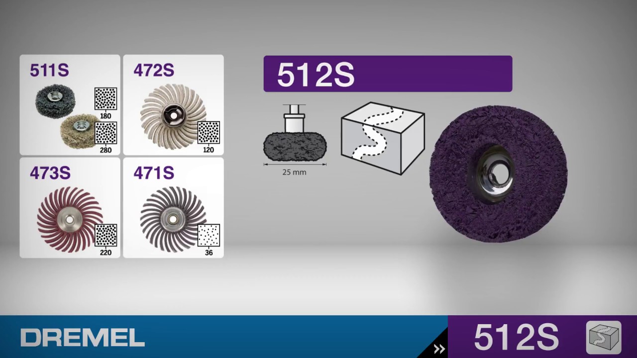 DREMEL® EZ SpeedClic Finishing Abrasive Buffs 320 grit Sanding Dremel