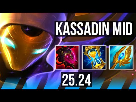 KASSADIN vs KATARINA (MID) | Good KDA: 21/1/6, 51K damage | EUNE Master | 25.24