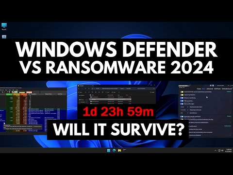 Windows Defender vs Ransomware 2024