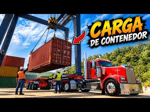 🔴LIVE CARGANDO un CONTENEDOR en Caldas | Kenworth W900 | ATS Colombia