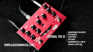 Video thumbnail for Ashdown OriginAL Valve Pre-DI Pedal by Ashdown Engineering