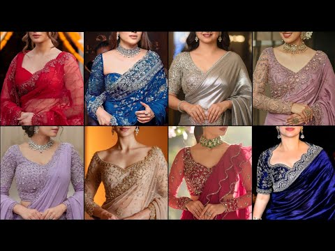 👌💯Wunderschöne, elegante Sari-Designs für Hochzeitsfeiern | Spezielle, elegante Sari-Designs für ...