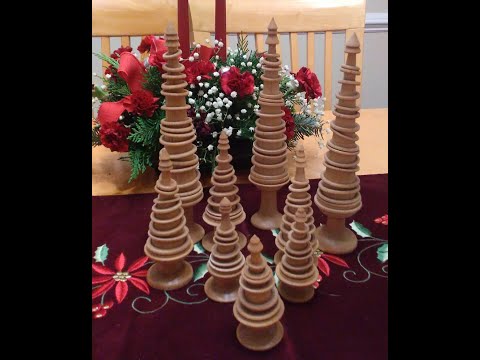 Ted's Turnings - Captive Ring Christmas Tree