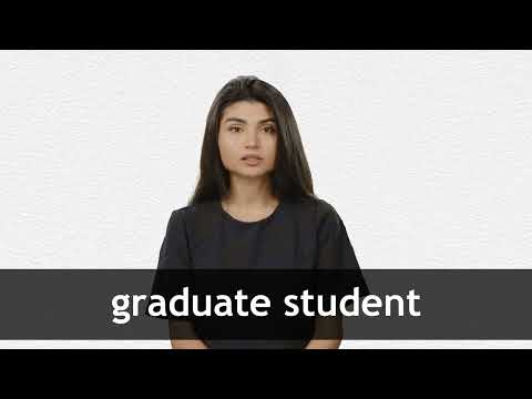 How to pronounce GRADUATE STUDENT in American English