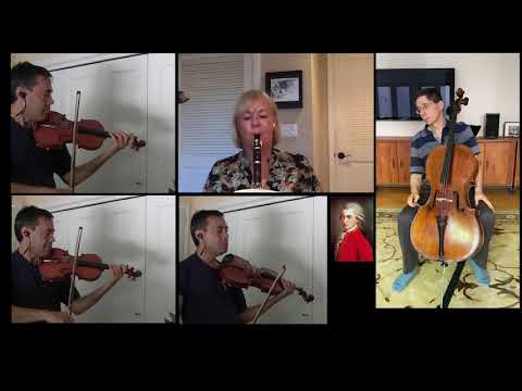 "PSO At Home": Mozart Clarinet Quintet, Mvt 1