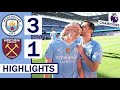 🔵EPL CHAMPIONS 🏆 Man City vs West Ham (3-1) HIGHLIGHTS: Foden 2x, Kudus & Rodri GOALS!