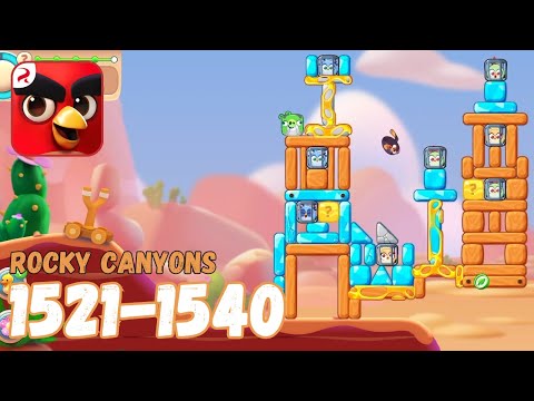 Angry Birds Journey: Levels 1521-1540 (Rocky Canyons) Gameplay - Part 77