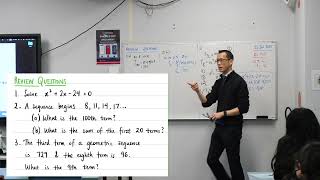 Review Questions: Arithmetic & Geometric Progressions